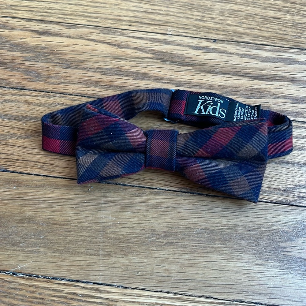 Nordstrom Kids Plaid Bow Tie